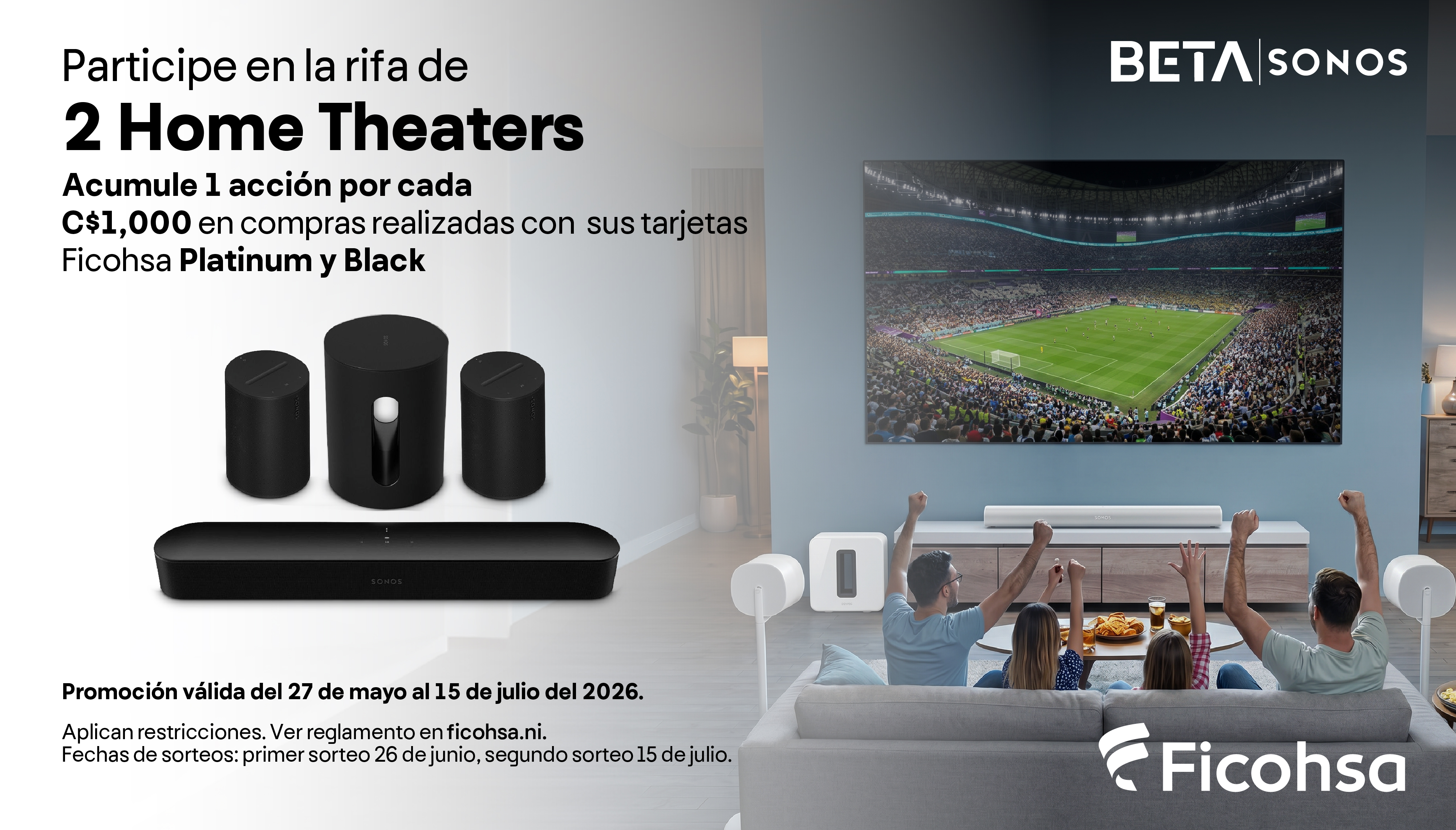 Ganá un Home Theater SONOS