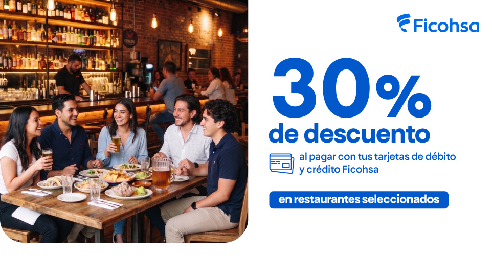 30% de descuento en restaurantes seleccionados