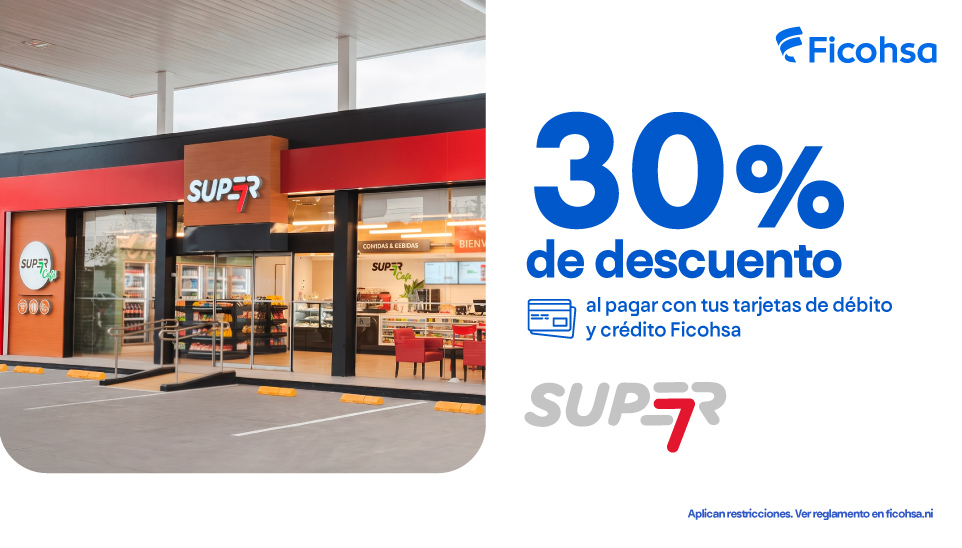 30% de descuento en Super7 todos los jueves 