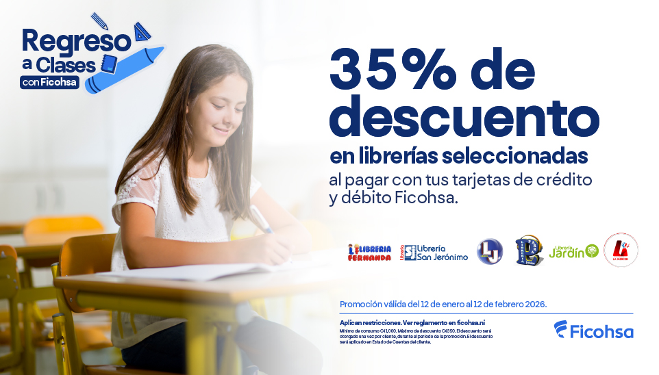 35% de descuento en líbrerias seleccionadas 