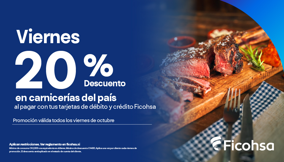 20% de descuentos los viernes en carnicerias seleccionadas