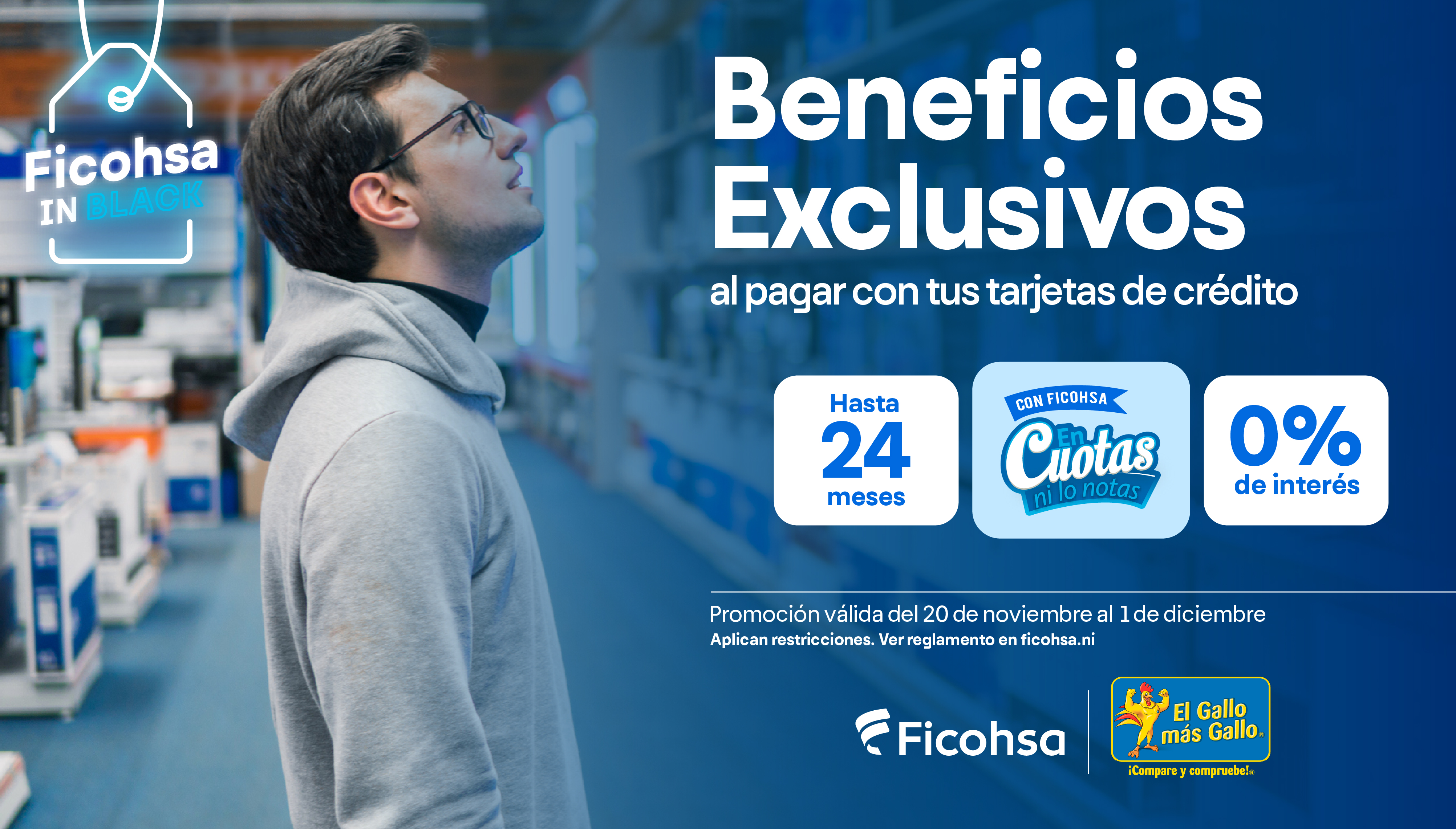 Hasta 24 meses sin intereses en El Gallo más Gallo