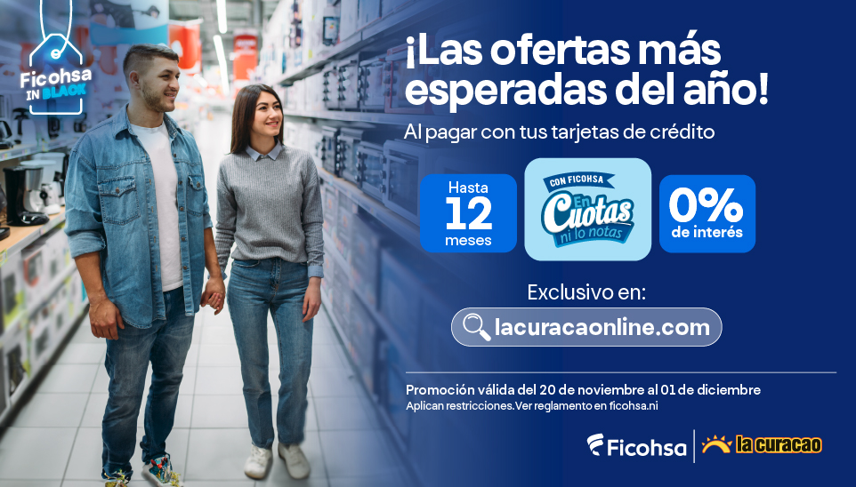 12 meses sin intereses en La Curacao Online