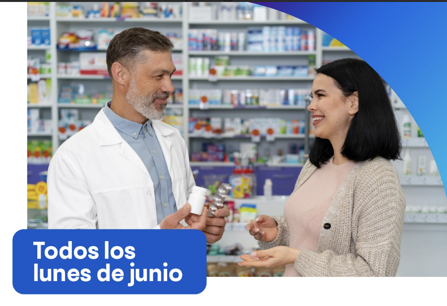 20% de descuento en farmacias lunes - Junio 2025