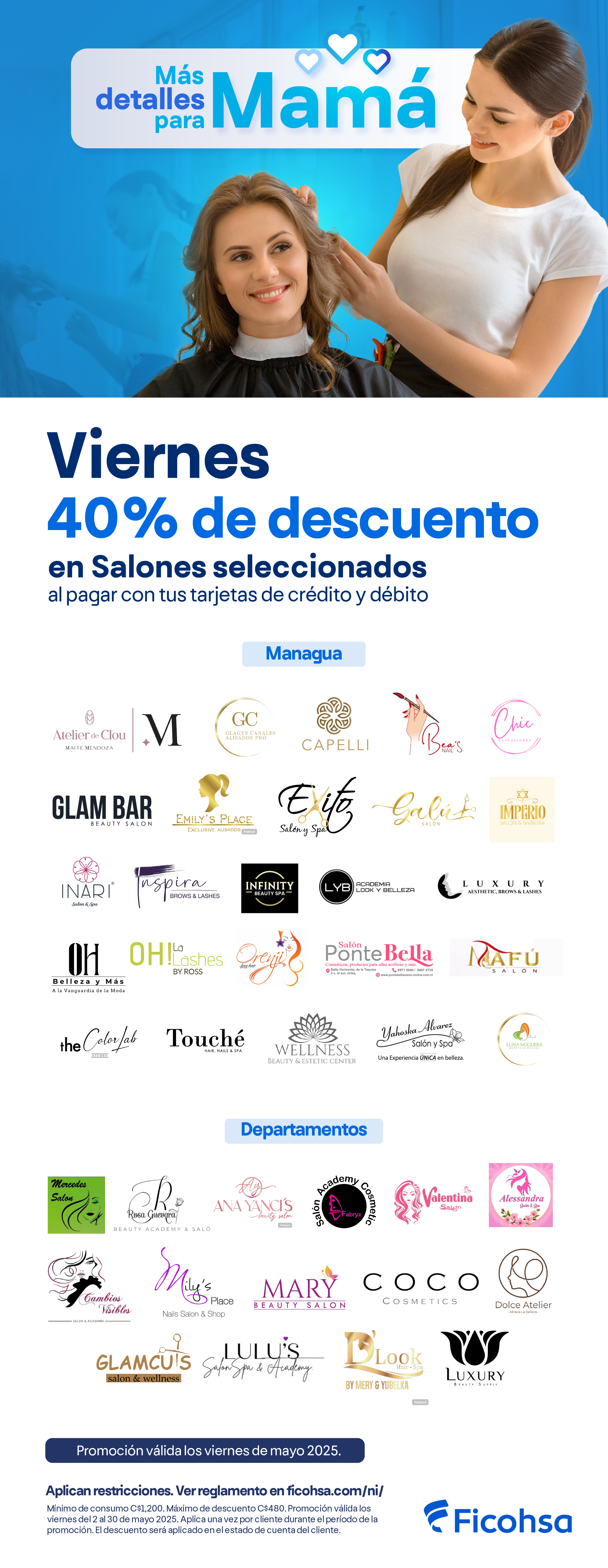 promoción salones de belleza