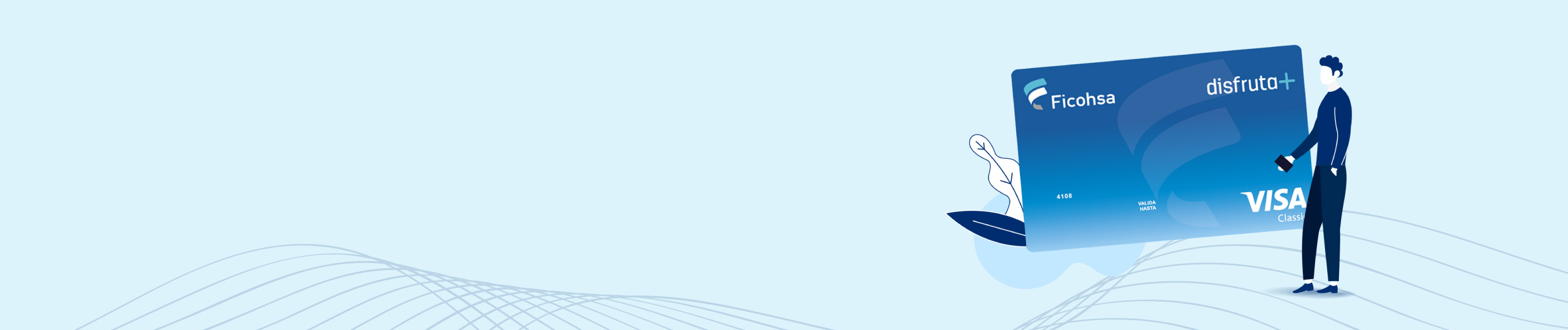 Imagen del banner Tarjeta disfruta+ Visa Clásica