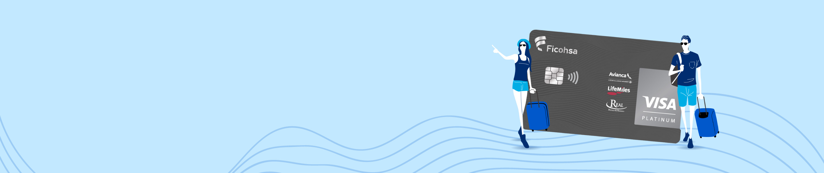 Imagen del banner Tarjeta Lifemiles Visa Platinum Real