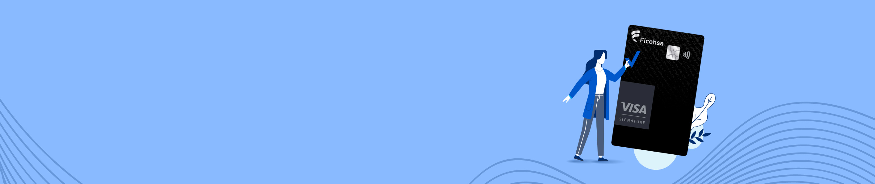 Imagen del banner Tarjeta disfruta+ Visa Signature