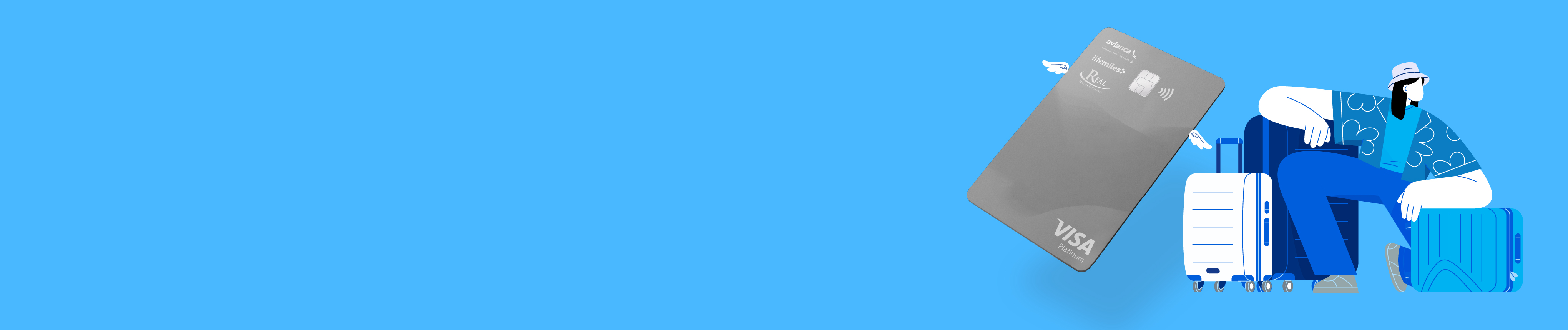 Imagen del banner Tarjeta Lifemiles Visa Platinum Real